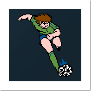 8-Bit Soccer Captain - Seattle Posters and Art